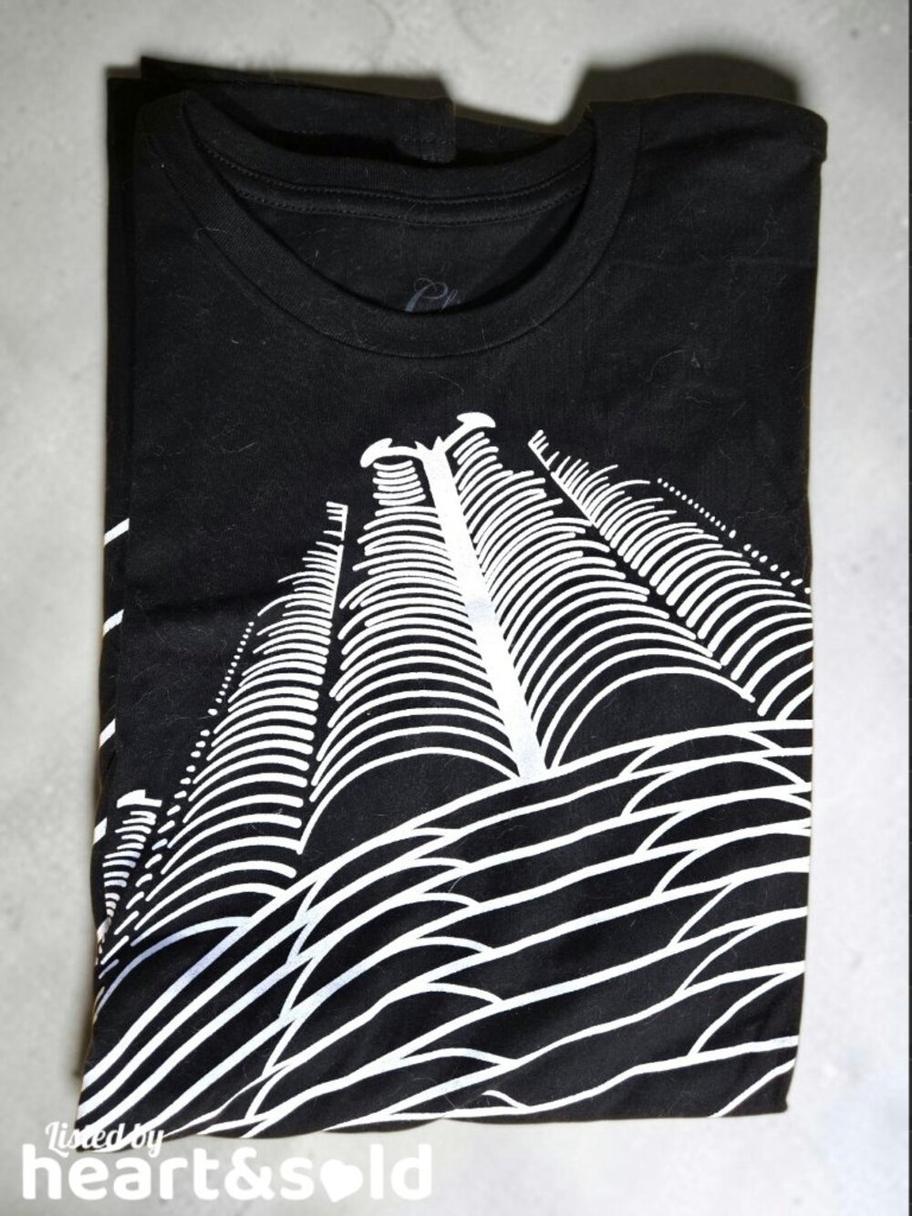 NEW Mens Chi Boys Black Chicago Marina Towers Shirt